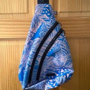 Sakroots Blue and Pink Crossbody Bag